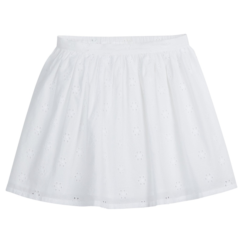 Wilder Skirt, White Eyelet