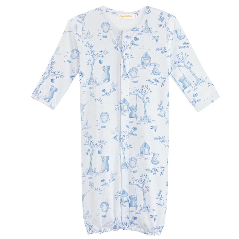 Blue Bear Toile de Jouy Converter Gown