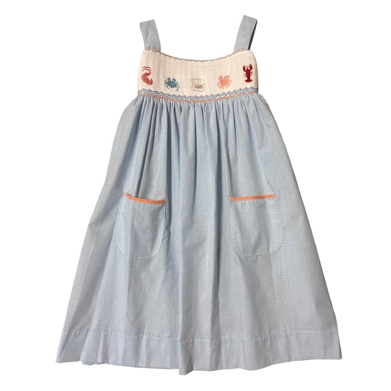 Julia Crabbies & Seashells Smocked Sun Dress
