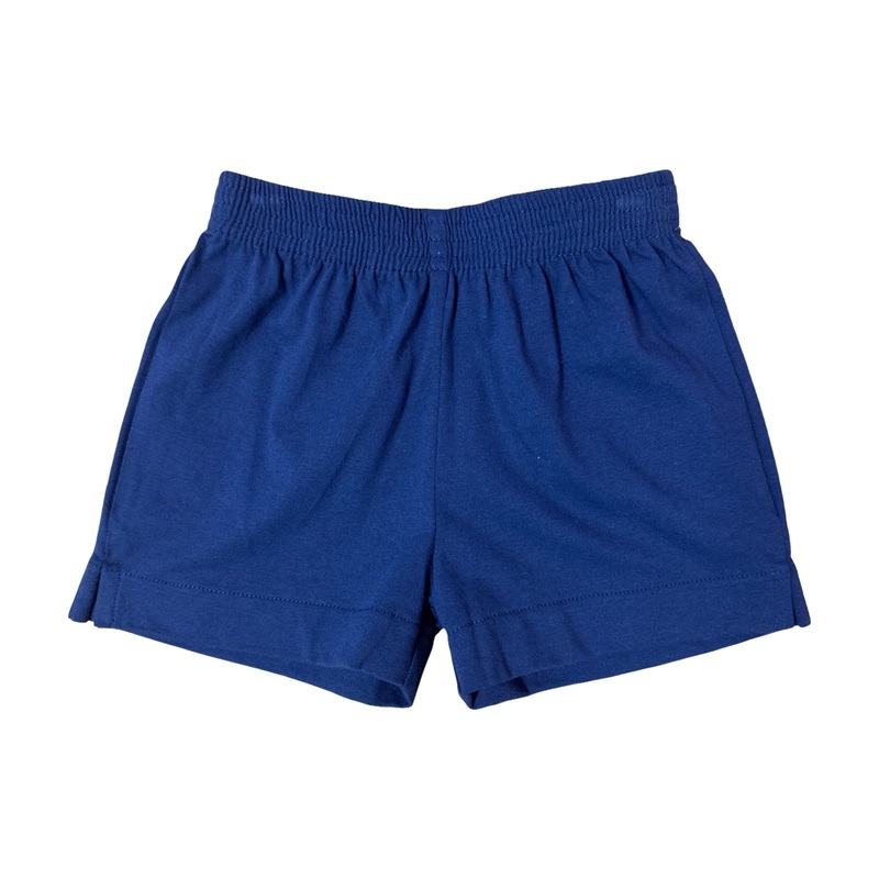 Boy’s Navy Shorts with Red Star on Back Pocket