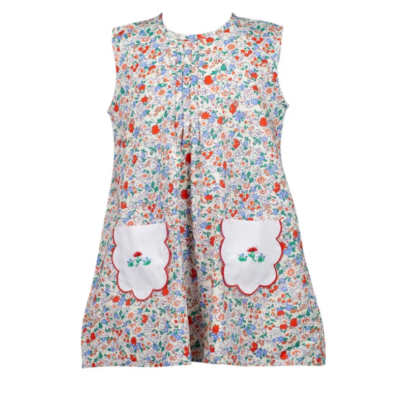 Rosie Red Floral A-line Dress