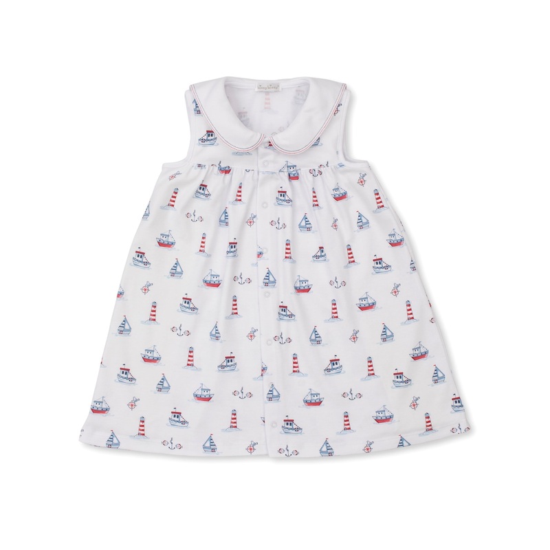 Seas the Day Boating Print Dress