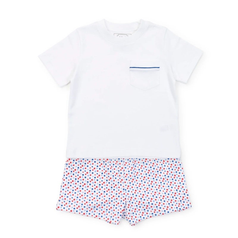 Walker Short Sleeve Short Set Star Spangled