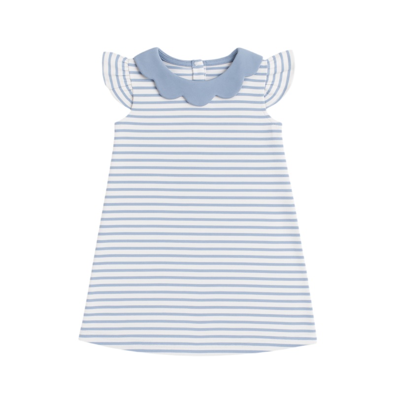 Alice Dress, Cloud Blue Stripe Knit