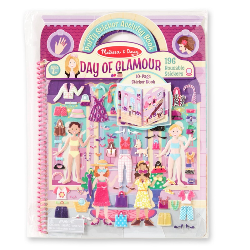 Deluxe Puffy Sticker Album, Day of Glamour