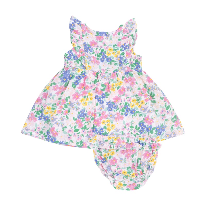 Emma Floral Ruffle Sleeveless Dress