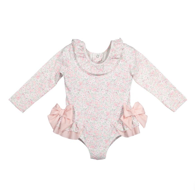 Pink Ditsy Floral Rashguard