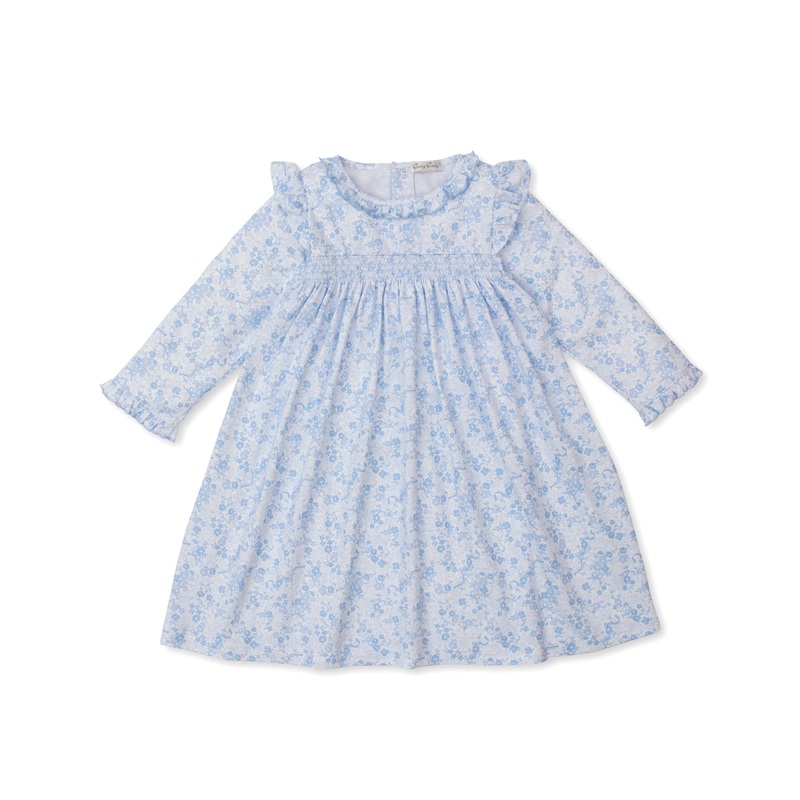 Smocked Dress, Old English Rose