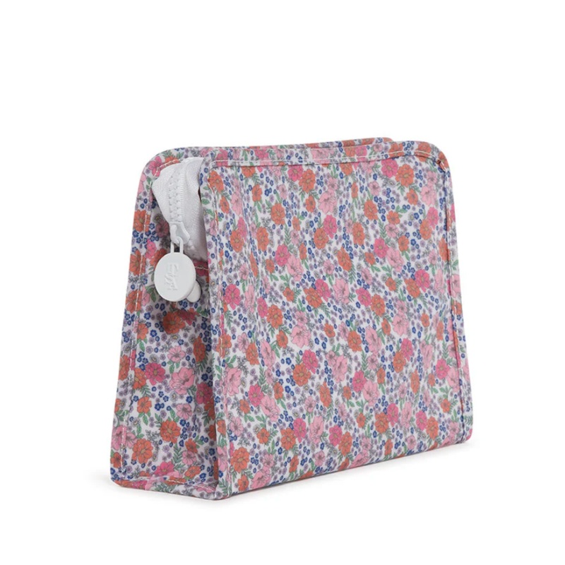 Medium Roadie Zip Pouch, Garden Floral