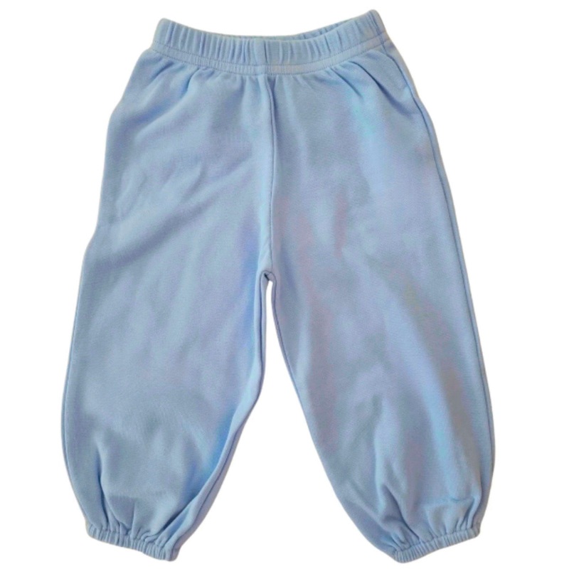 Boy’s Jersey Cotton Sky Blue Cinched Ankle Pants