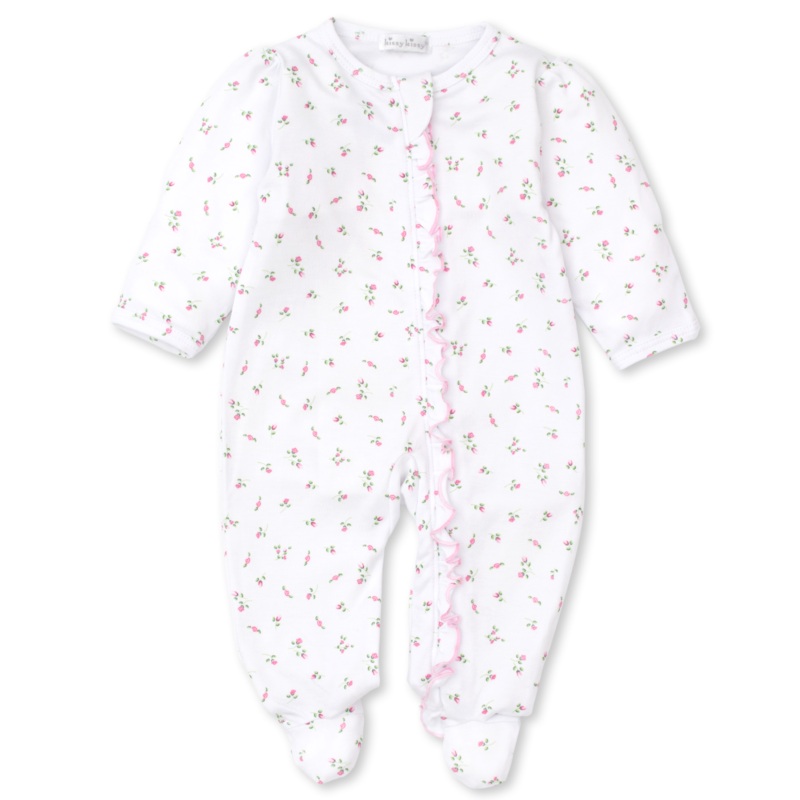 Garden Roses Zippered Footie
