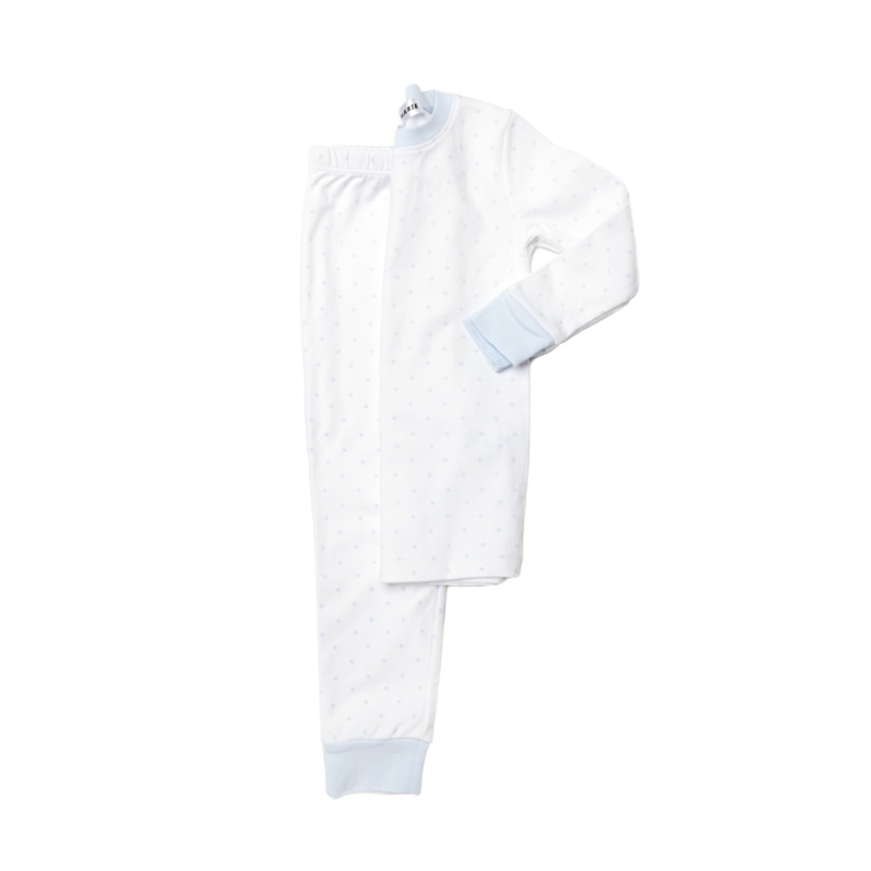 Loungewear Set, Blue Dots