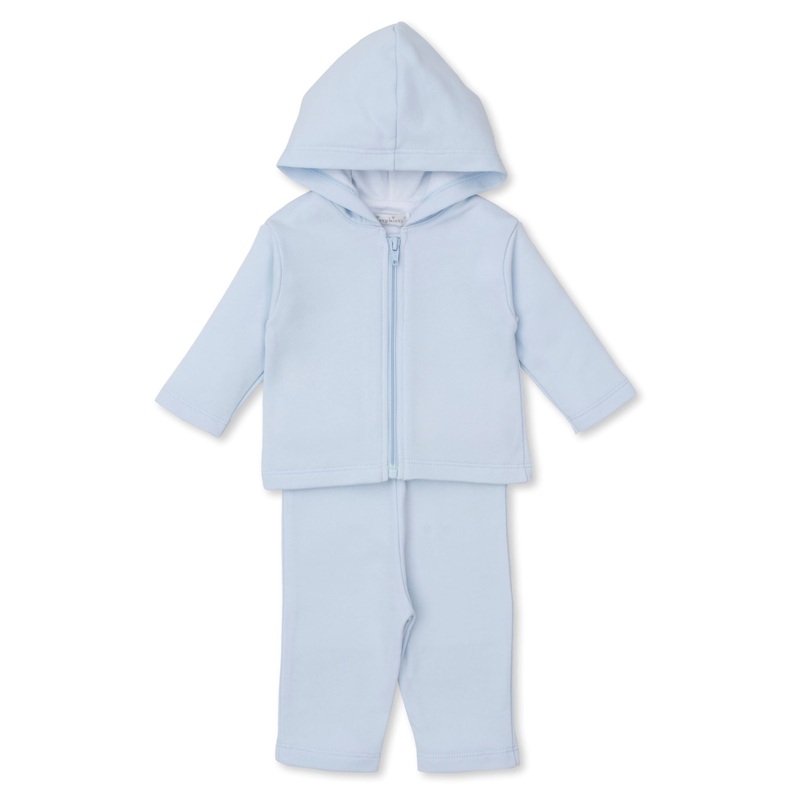 Blue Zip Jacket & Pant Set