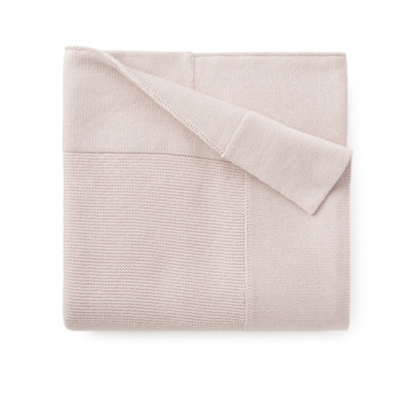 Fine Knit Baby Blanket, Blush
