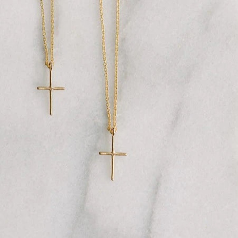 Mama & Me Cross Necklace Set