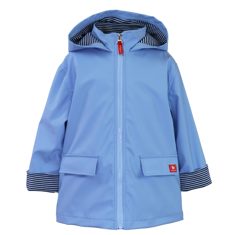 Zipper Raincoat, Angel Blue