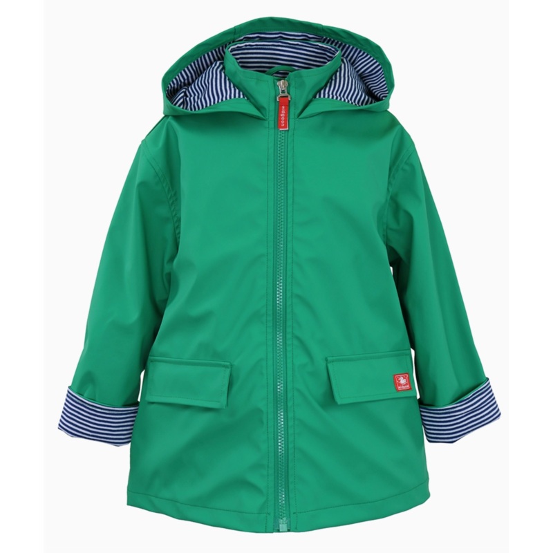 Zipper Raincoat, Golf Green