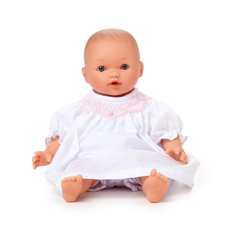 Baby Doll in White Dress