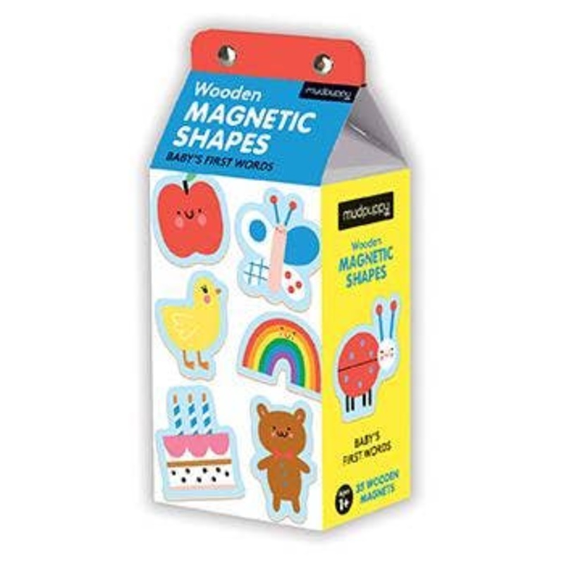 Baby’s First Words Wooden Magnetic Shapes