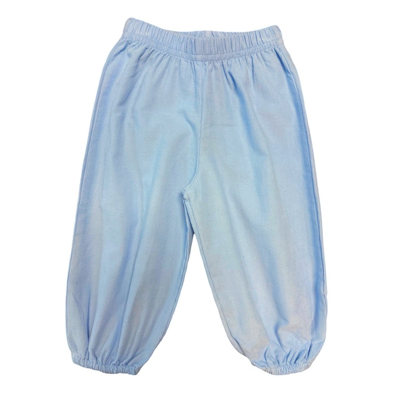Boy’s Corduroy Sky Blue Cinched Ankle Pants