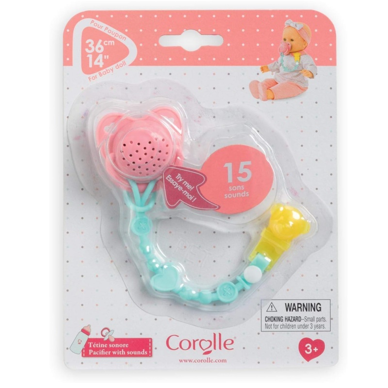 Doll Pacifier with Sounds (for Corolle 14 dolls)