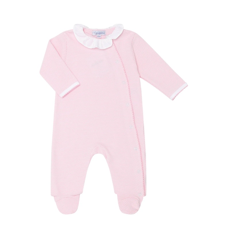 Pink Bubble Crossover Footie
