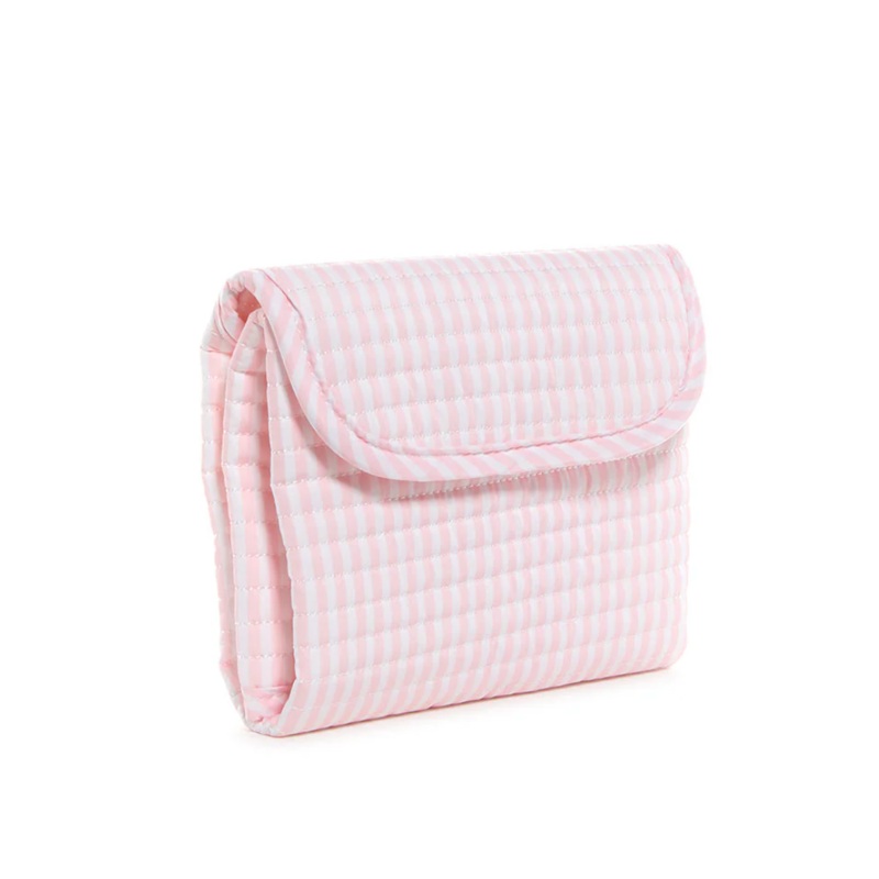 Quilted Changing Mat, Pimlico Pink Stripe