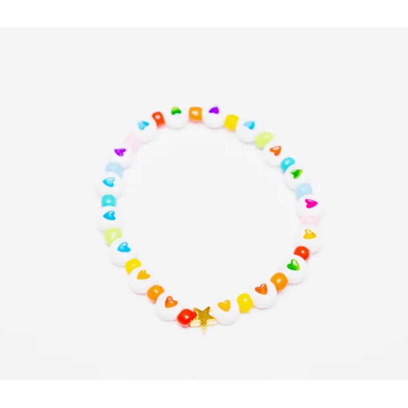 Rainbow Hearts Bracelet