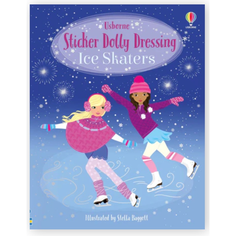 Sticker Dolly Dressing Ice Skaters