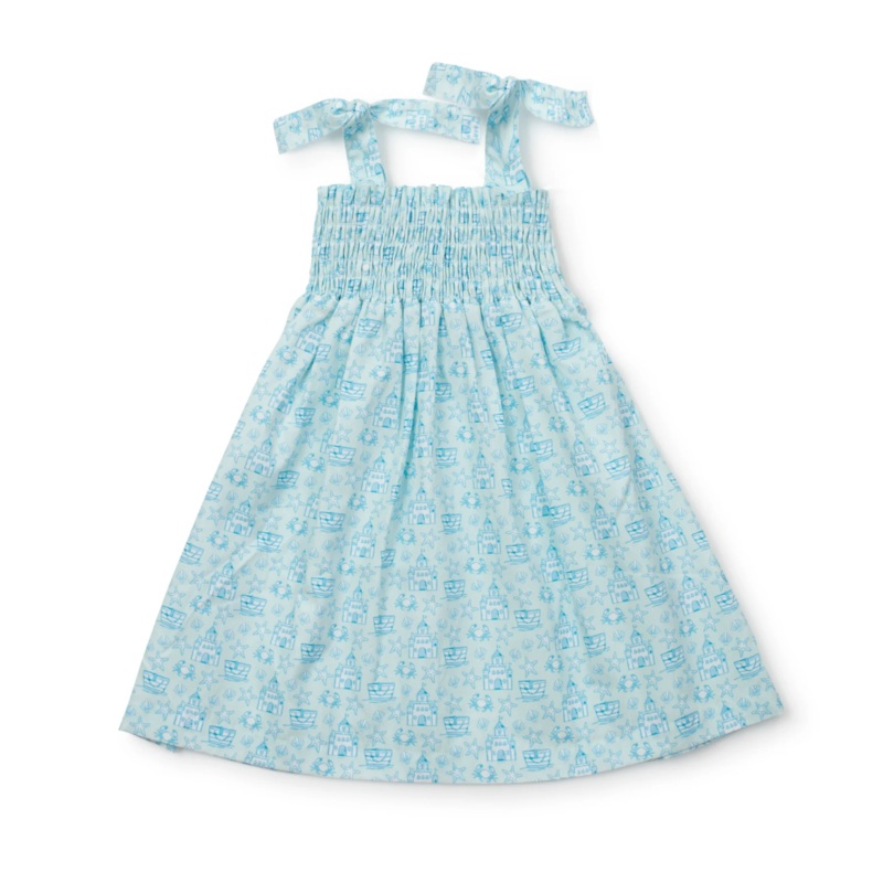 Betsy Dress Sandcastle Blue