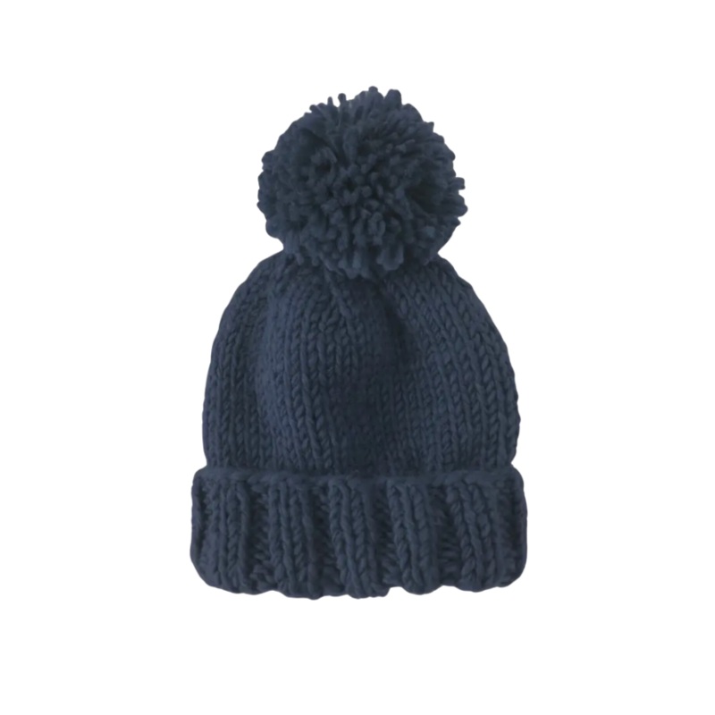 Classic Pom Hat, Navy