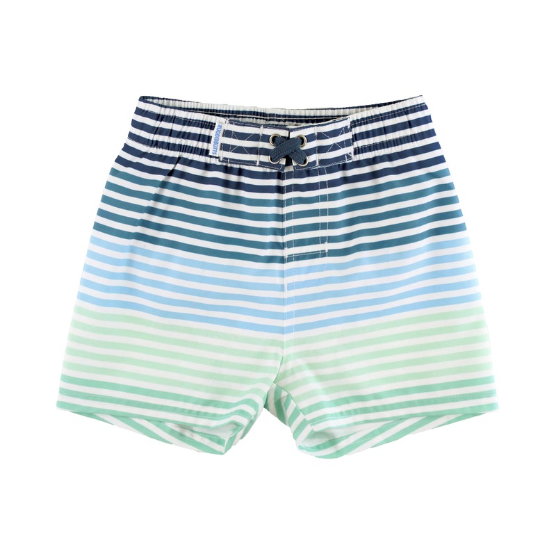 Coastal Stripe Swim Trunks