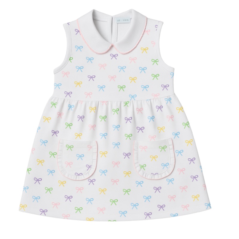 Susie Dress, Printed Bows