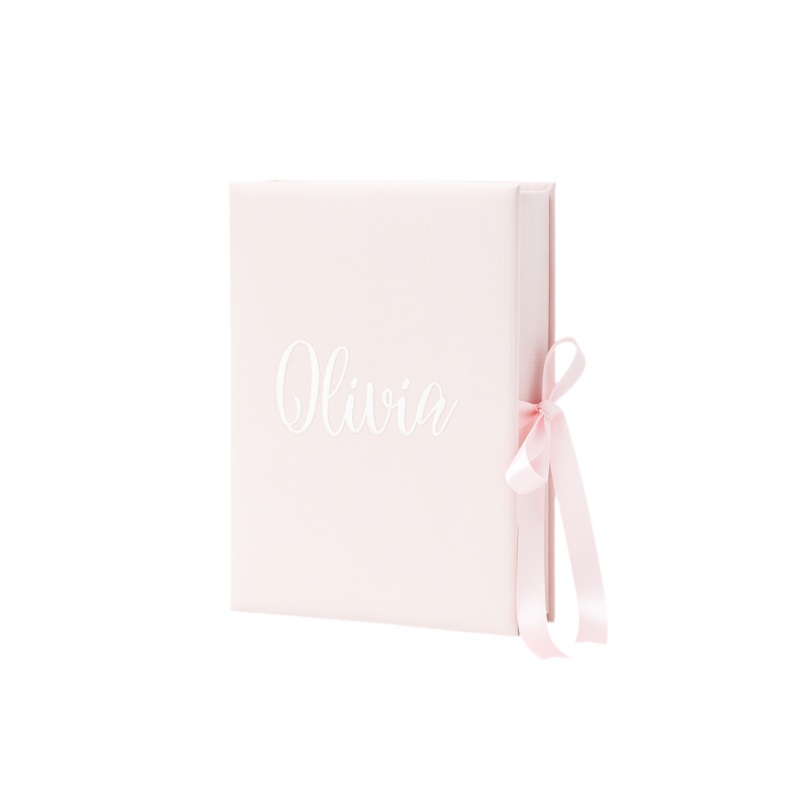 Pink Microstripe Medium Keepsake Box
