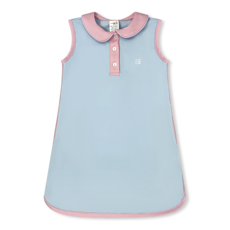 Presley Dress – Cotton Candy Blue Athleisure, Cotton Candy Pink, Petal Purple