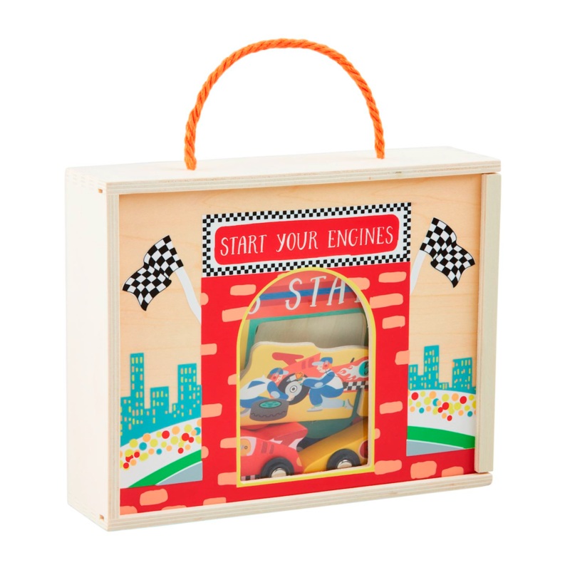 Racecar Wood Boxed Set